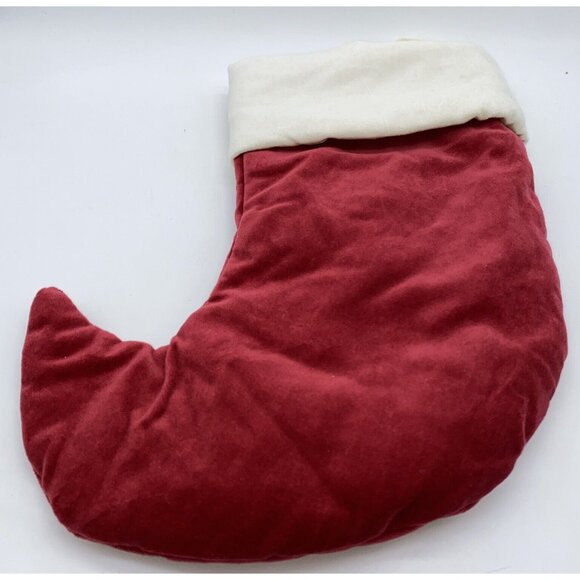 Pottery Barn Monica Mini Velvet Holiday Jester Elf Stocking Monogrammed Xmas - Picture 4 of 10